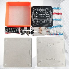 DIY Rotating LED Electronic Digital Clock Kit Learning Board DC5V DS1302 + SheH1