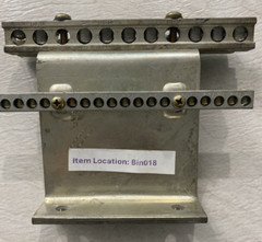 Ground BAR KIT 6″ Long, (2) 4-14 AL9CU & (1) 1/0-14 CU9AL Ground Bar attached.