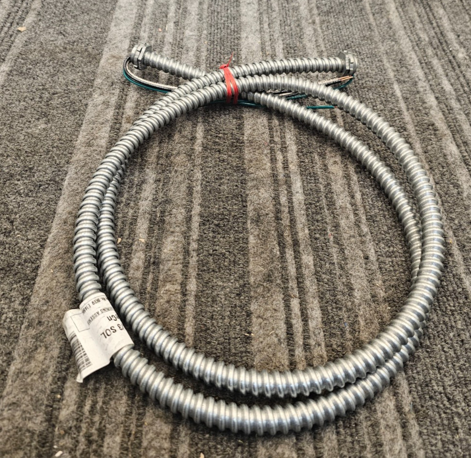 (QTY 3) Southwire 55292015 Metal Clad Building Cable Mc 14 Awg 3C Ground C