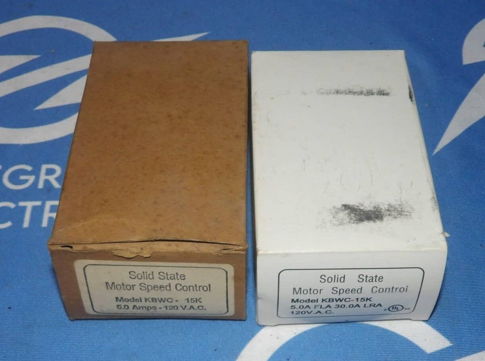 Lot of 2 NIB KB Electronics KBWC-15K 5.0A 120V Solid State Motor Speed Contro…
