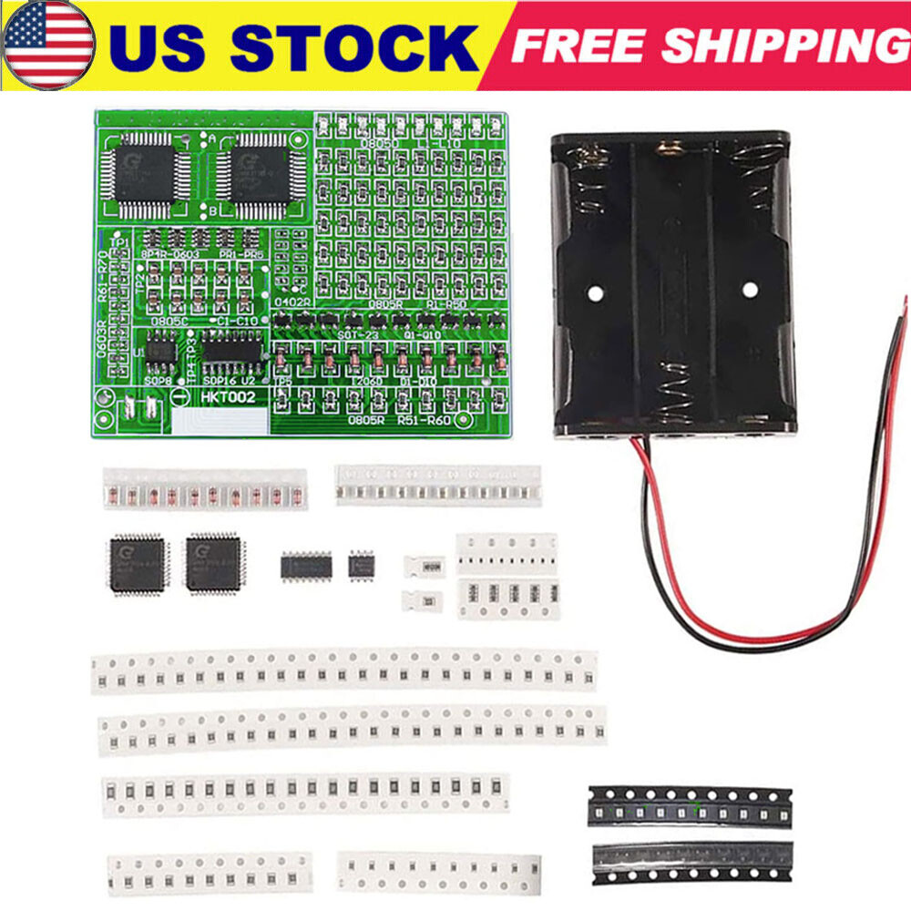 Practice Board SMD/SMT Components Soldering Electronic Project Kit DIY Solderin