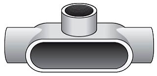 O-Z/Gedney OZGT77, RIGID CONDUIT BODY, 2-1/2 IN FORM7 T COND BODY