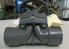 ITT Grinnell DIA-FLO 2″ Manual Diaphragm Valve, PVC Socket Weld Connection, New