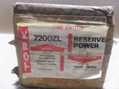 NEW TORK 7200ZL RESERVE POWER TIMING MOTOR ASTRONOMIC DAY OMMITTING SWITCH AK