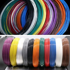 PTFE Silver-plated Copper Cable 7~30AWG Flexible Stranded Hook-up Wire Audio DIY