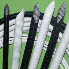 White Black Expandable Braided Sleeving Cable Wire Sheathing Tidy 1mm to 25mm