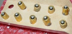 9 Vintage GE NE-51 Glow Lamps General Electric Radio Panel Neon Pilot Bulbs Lot