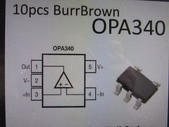 OPA340NA Genuine TI Burr Brown OP Amp Single GP R-R I/O 5.5V 5-Pin SOT-23, 5pcs