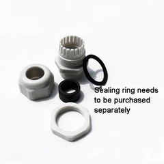 Waterproof Cable Gland Nylon Plastic Joint IP68 PG7~PG48 Cable Sealing Connector