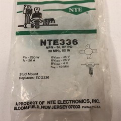 (1) NTE336 Silicon NPN Transistor RF Power Output