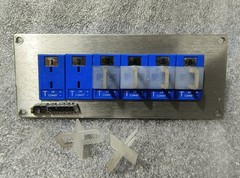 Omega MJP1-06-T Thermocouple Panel Rack with 6x MPJ-T-F Type T Mini Jacks