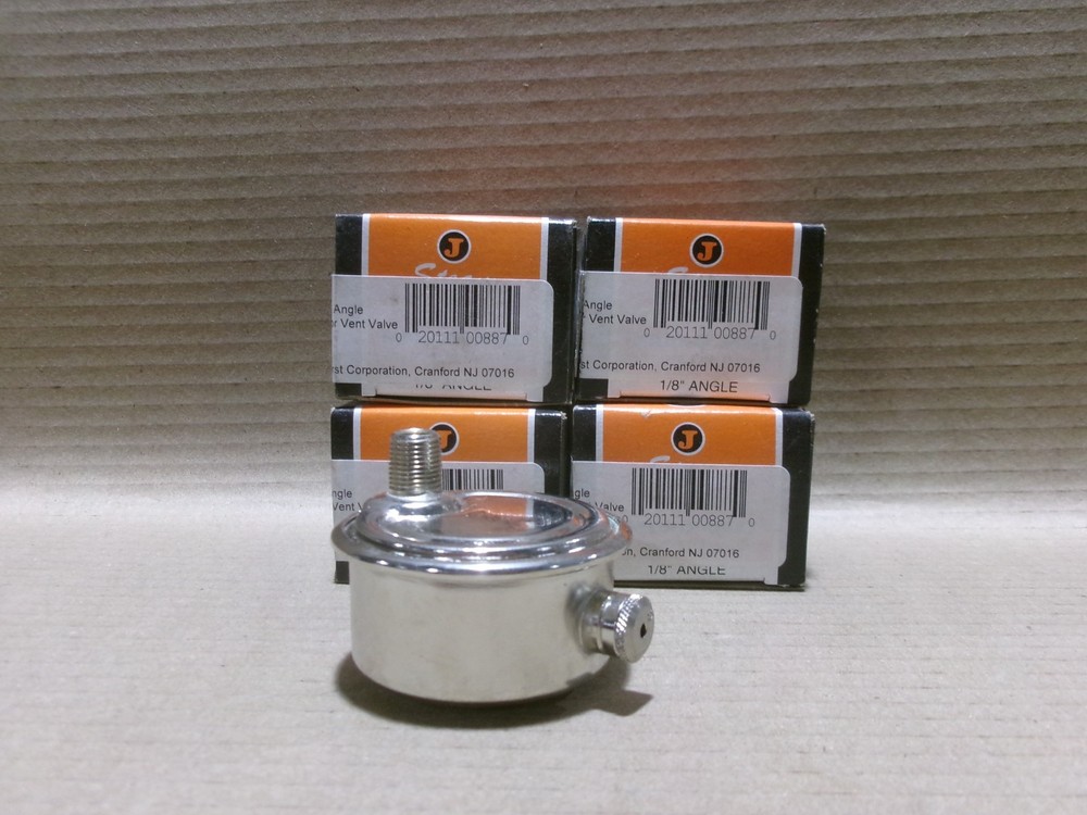 New Maid-O-Mist A887 Lot of 4 #6 1/8″ Angle Radiator Vent Valve AK