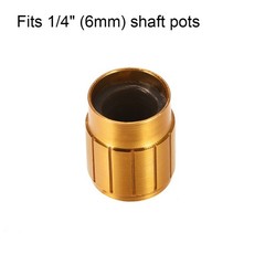 10pcs Potentiometer Knob Gold Tone Rotary Knob 13mm x 17mm Volume Control Knob