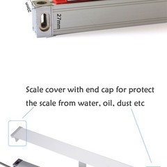 High Precision Linear Encoder Grating Ruler Sensor Tool 0.005mm TTL 50-350 400mm