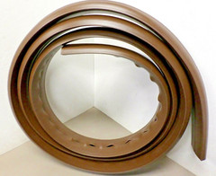 15-Feet Brown Flexible Floor Cord Guard Protects Hoses Cables Wires Heavy Duty