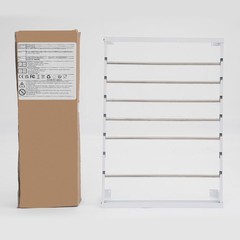 White Heavy Duty Cable Reel Holder and Dispenser With 6 Stainless Steel Rods