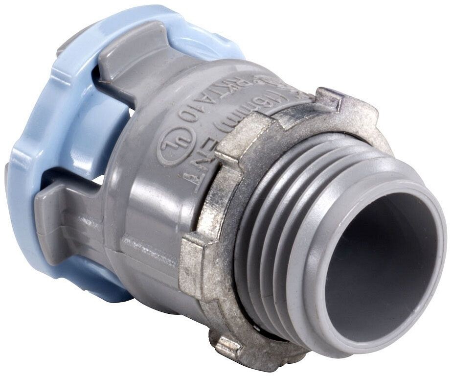 Southwire 1513, 1″, PVC, Threaded Male, ENT Conduit Terminal Adapter, 1 pc