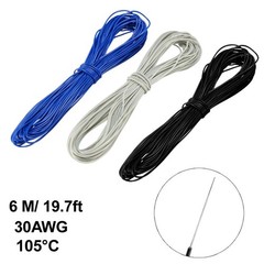 3 Pcs Wrapping Wire Tin Plated Copper Wire P/N DM-30-1000 30 AWG 6M Long