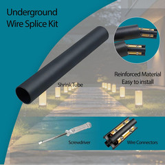 2 Sets Underground Wire Splice Kit for Romex 14/3 to 8/3 Direct Bury UF Electric