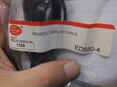 NEW IN PKG FIREYE ED580-4 REMOTE DISPLAY CABLE (WL1-3)
