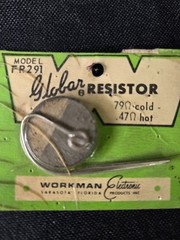 workman electronics globar resistor model fr291