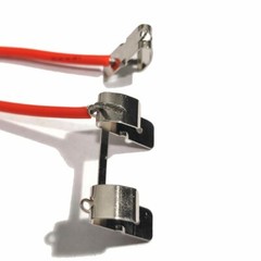Electric Connections Single and Dual Leaf Spring Battery Contact, Nickel Plated