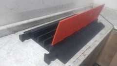 Checkers GD3X225-O/B 38-5/8 In Length Black/Orange 3 Channel Cable Protector