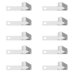 10 Pcs Battery Connection Shrapnel Silver Contact Charger Aa Spring Aaa Plate