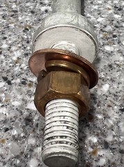 Tin-Plated Copper Grounding Stud Macleanpower 03-M-015