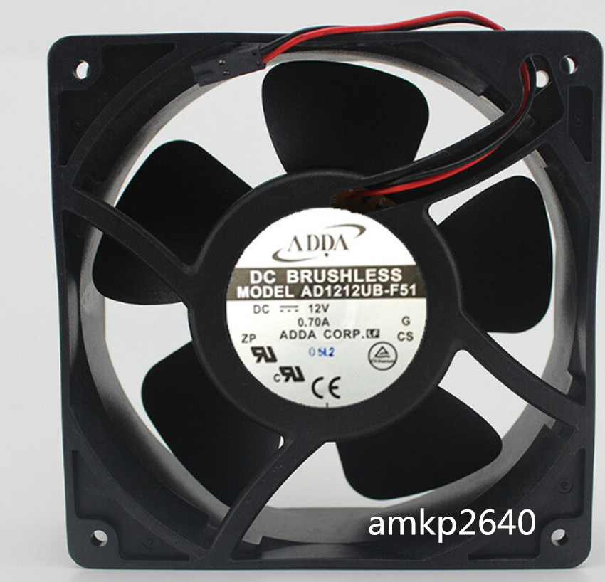 for ADDA AD1212UB-F51 Large air volume Cooling fan DC12V 0.70A 120*120*38mm 2pin