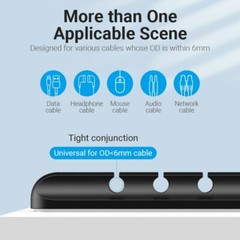 Cable Holder Clips Cable Management Cord Organizer Silicone USB Charging Cable