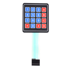 1 2 3-12 Key Membrane Switch Keypad 1×1 1×2 1×3 1×4 Thin Film Matrix Button