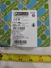 Phoenix Contact UT 6-PE Ground Terminal Block Green Yellow 41A 3044157 Box of 50