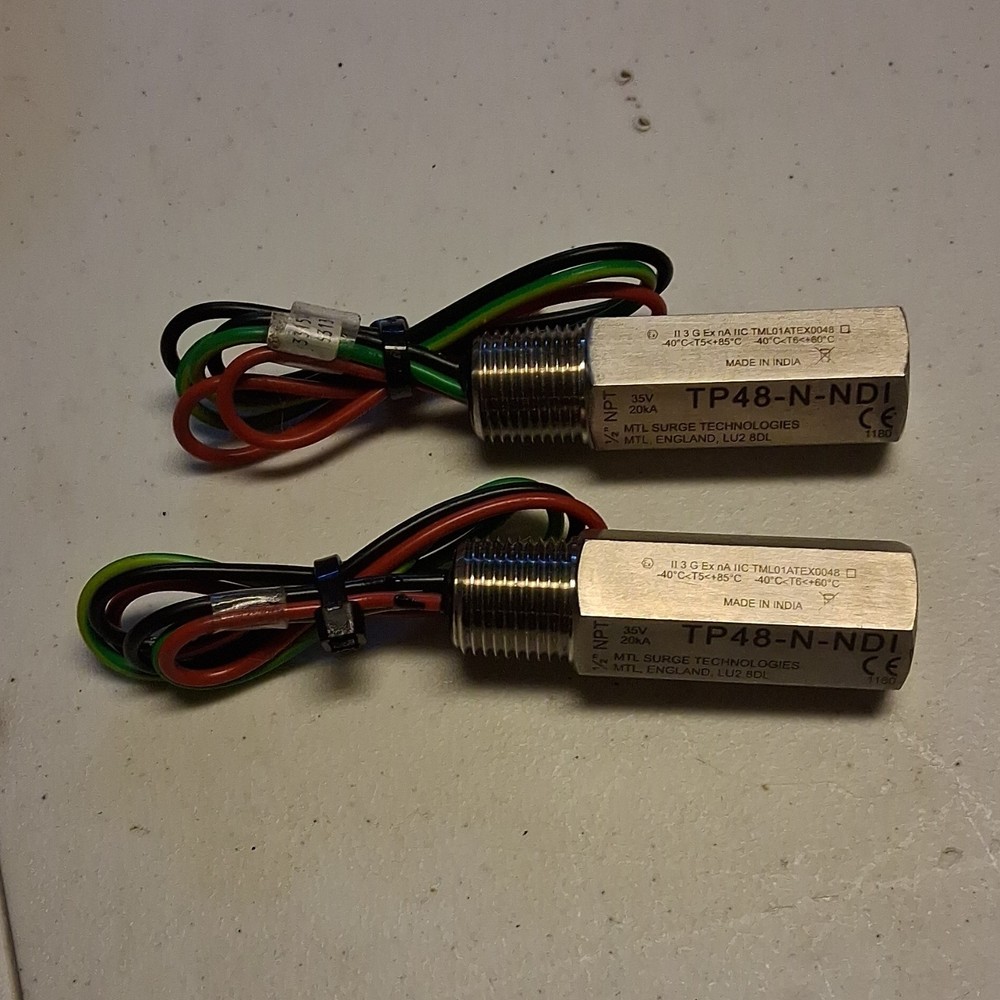 MTL Surge Technologies TP48-N-NDI Surge Protector 35V 20kA 1/2″ NPT