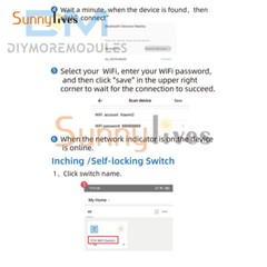 Smart WiFi Bluetooth Wireless Relay Switch Module 2.4G 1/2/4CH DC7-32V/AC85-250V
