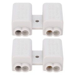 2Pcs High-Power Wiring Splitter Non-Breaking Design Main Function Terminal Block