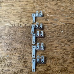 6 Vintage Phenolic Terminal Strips w/3 Solder Lugs End Lug Grounded