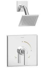 Symmons 3601-SH4-1.5-TRM Duro Wall Mount Shower System, Polished Chrome