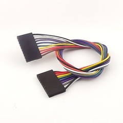 10x 10P-10P Dupont Wire Female to Female Cable Line 2.54mm For Arduino 30cm 1ft