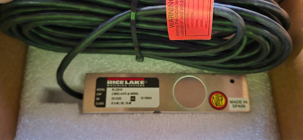 New rice lake 10k floor scale load cells brand new