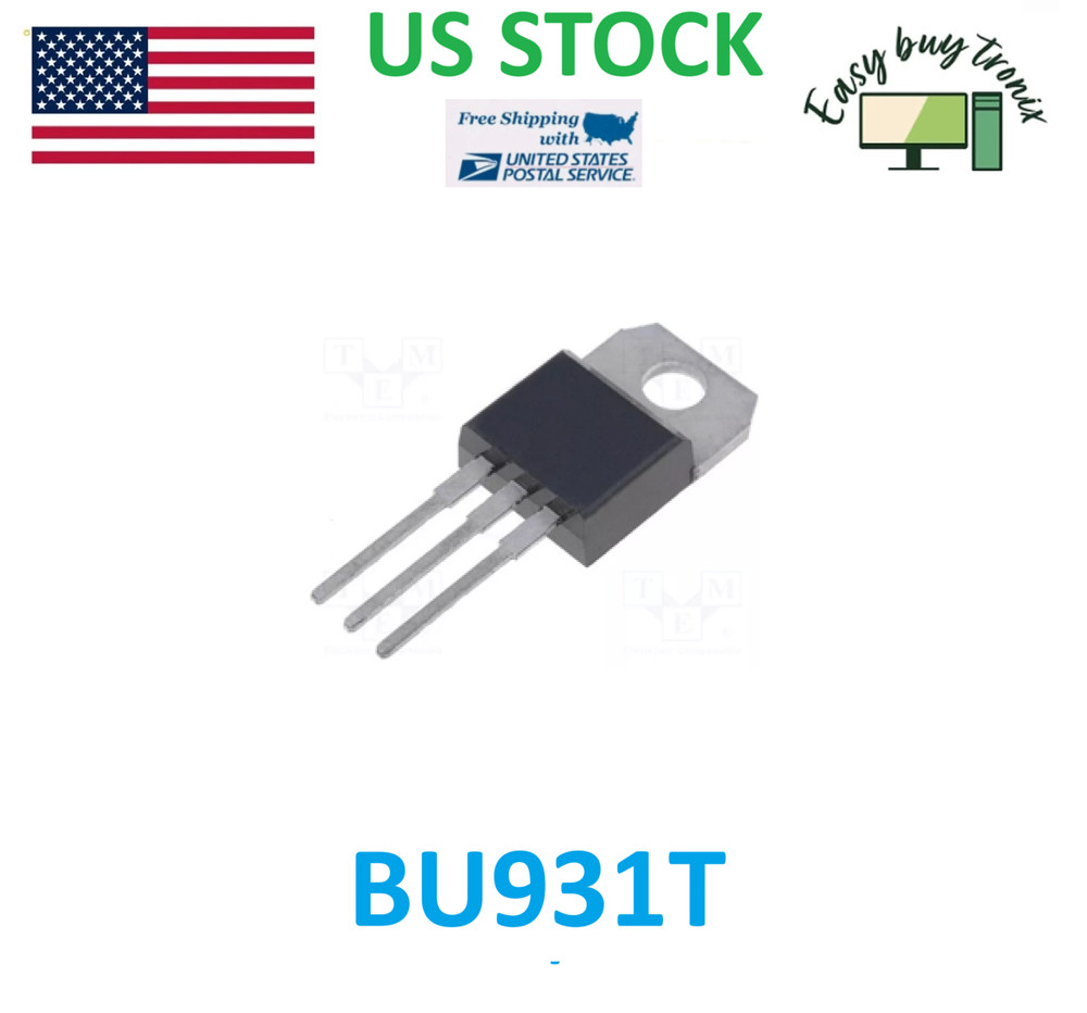 1Pcs BU931T BU931 High Voltage Ignition Coil Driver TO-220 US STOCK