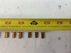 COOPER BUSSMANN BB3P100M57 25 INCHES 100A 600V FUSE BUSBAR CH SERIES