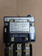 Square D 8536-SA012, Nema Size 00 Motor Starter, B3.30 Heaters, 208v. Coil
