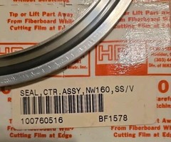 VARIAN 100760516 CENTERING RING SEAL CTR ASSY NW160 SS/V,