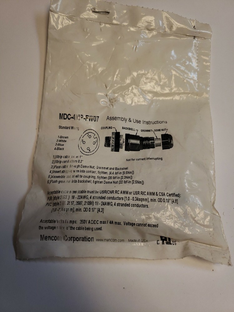MENCOM MDC-4MP-FW07 MDC4MPFW07 (1 pcs)
