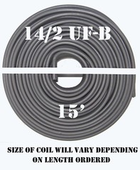 14/2 UF-B x 15′ Southwire Underground Feeder Cable