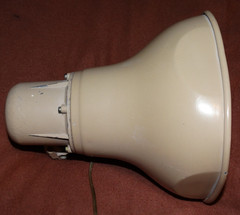 Atlas Sound PA speaker model AP-15T Varitap 25/70 volts 15 watt Tan Works Great!
