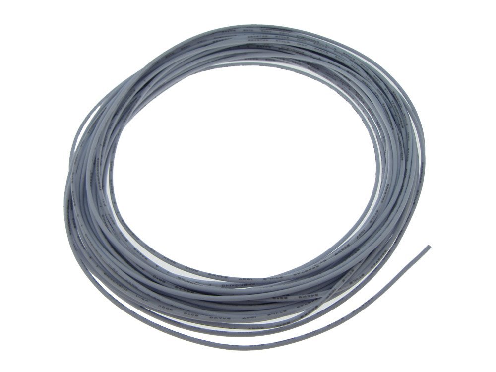 28AWG Copper Tinned Standard Hook Up Wire UL Style 1007/1569 – White – 15FT