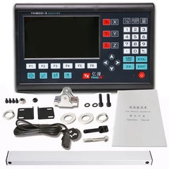 LCD Digital Readout DRO Linear Kit Glass Scales Encodor for 9×42 Bridgeport Mill