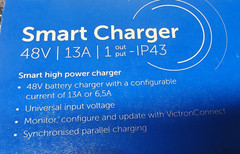 Victron PSC481350095 Smart IP43 Charger 48/13(1) 120-240V